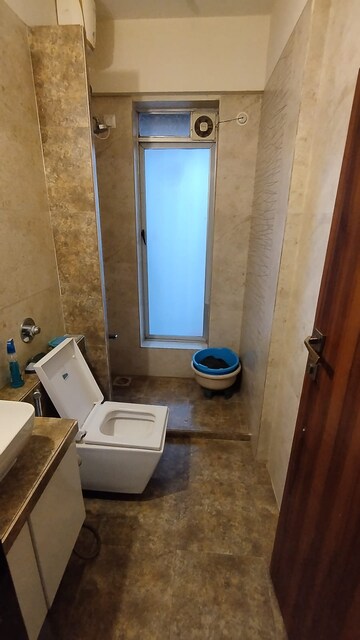 Bathroom in 2 BHK Apartment at Chandak Paloma, Goregaon East – for Rent