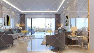 Living Room in 5 BHK Apartment at Sector 66 – for Sale