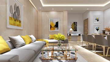 Living Room in 5 BHK Apartment at Sector 66 – for Sale