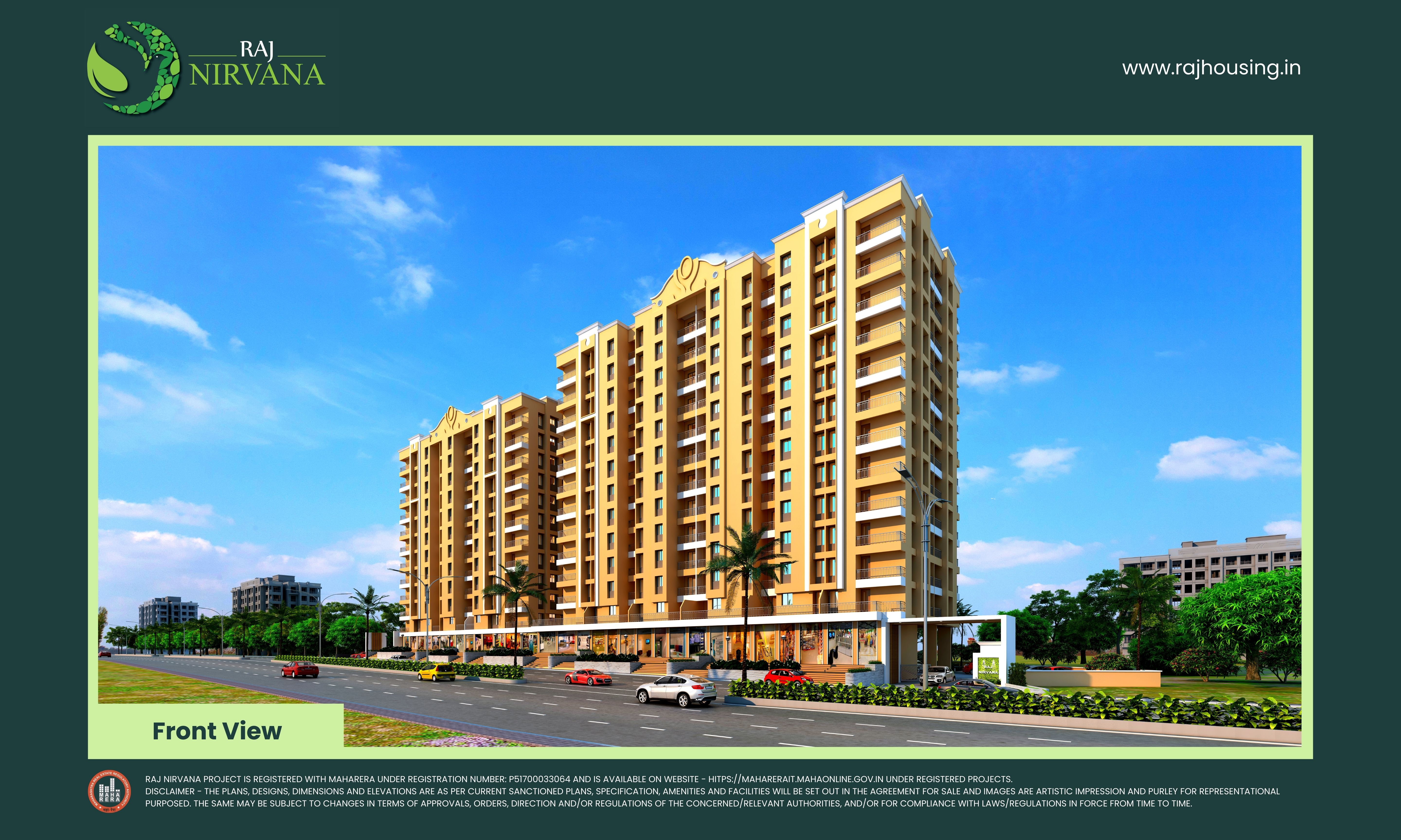 1 BHK Apartment For Sale in Raj Nirvana Complex