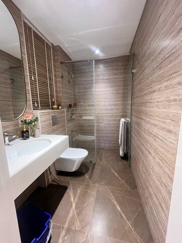 Bathroom in 3 BHK Apartment at Lodha Corinthia, Bhandup West – for Sale