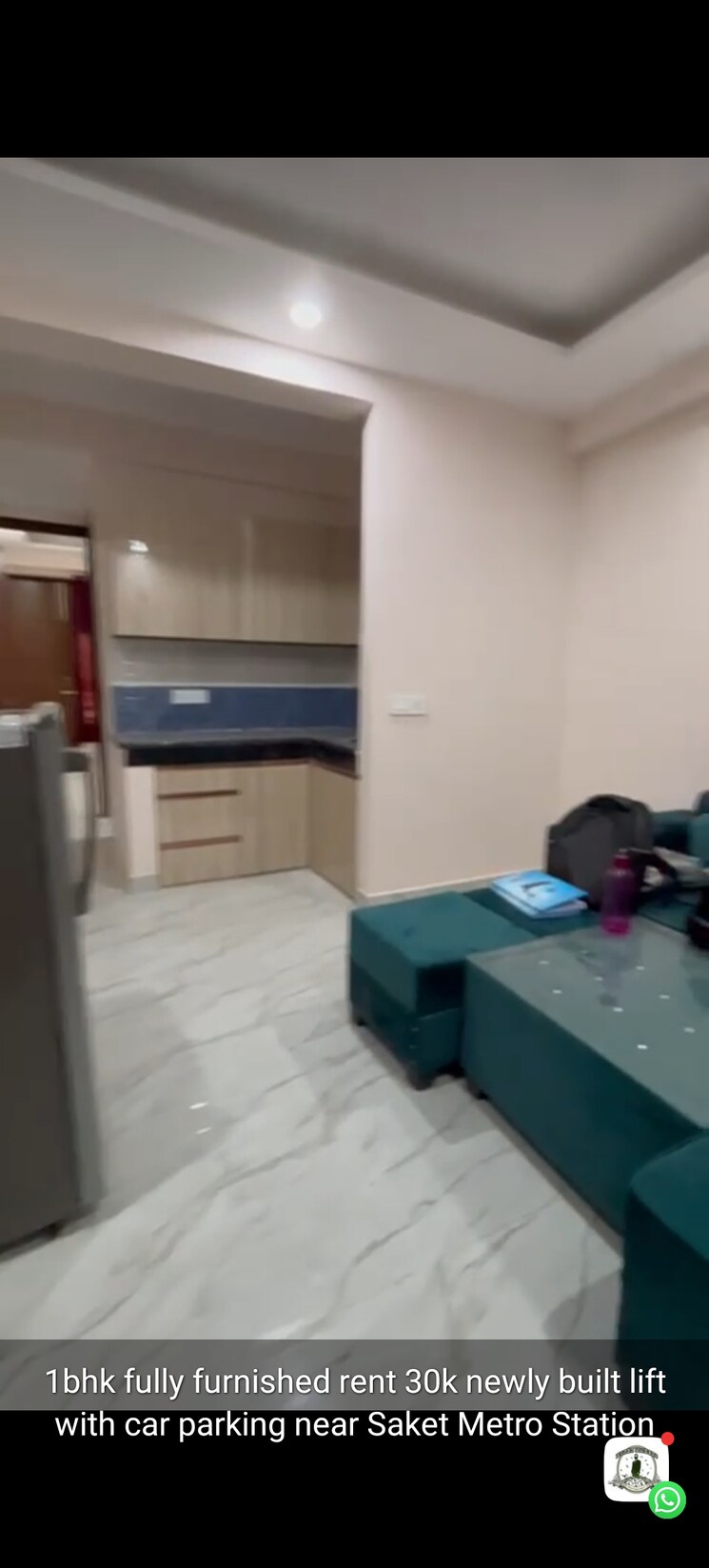 Master Bedroom, saket 1 Bedroom 750 Sq.Ft. Builder Floor In Saket Delhi 8656241