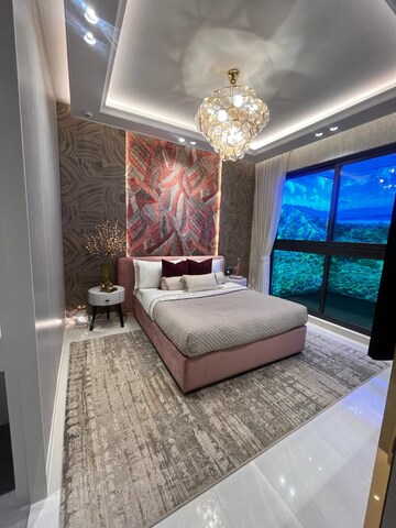 Bedroom in 3.5 BHK Apartment at Lodha Corinthia, Bhandup West – for Sale