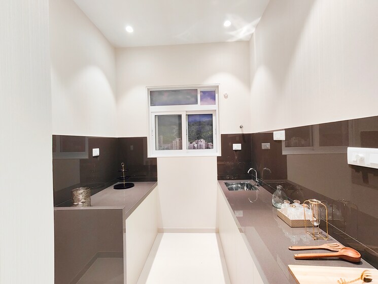 Kitchen, kavesar 1 Bedroom 346 Sq.Ft. Apartment In Kavesar Thane 8656308