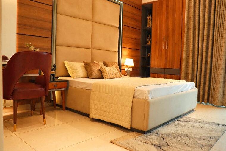 Bedroom, ambala highway 3 Bedroom 1737 Sq.Ft. Apartment In Ambala Highway Zirakpur 8656422