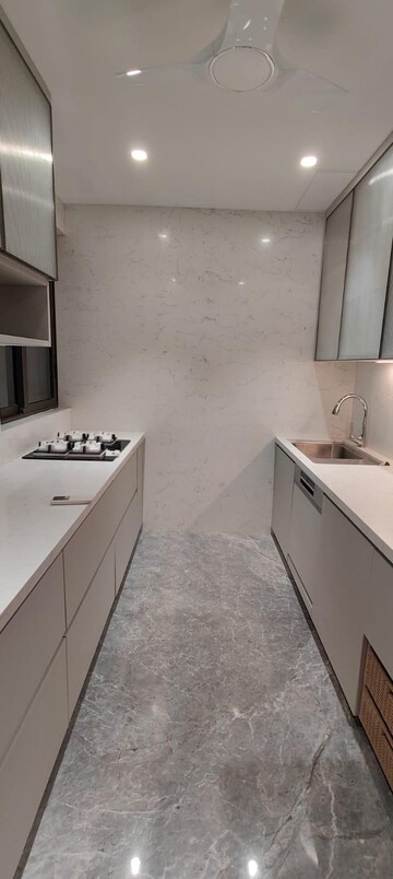 Kitchen in 3 BHK Apartment at Lodha Trump Tower, Worli – for Rent