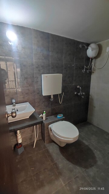 Attached Bathroom in 1 BHK Apartment at Vinay Unique Gardens, Virar West – for Rent