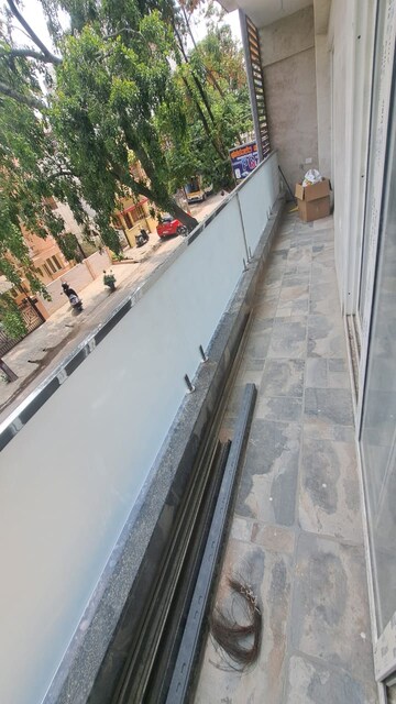 Balcony in 3 BHK Builder Floor at Domlur – for Rent
