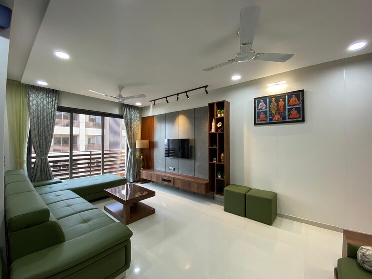 Living Room, adajan 3 Bedroom 1950 Sq.Ft. Apartment In Adajan Surat 8656879