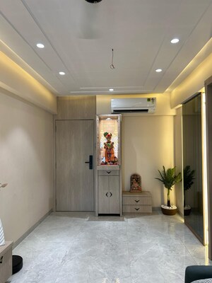 Living Room in 3 BHK Apartment at Gahlot Majesty and Avenue CHS, Seawoods – for Sale