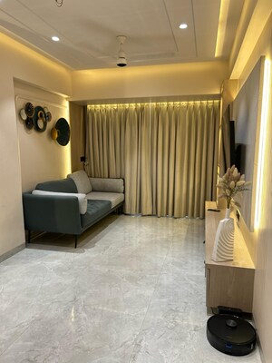 Living Room in 3 BHK Apartment at Gahlot Majesty and Avenue CHS, Seawoods – for Sale