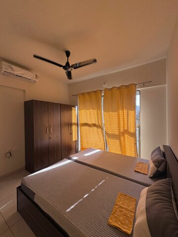 Bedroom in 1 BHK Builder Floor at Paranjape Blue Ridge, Hinjewadi – for Rent