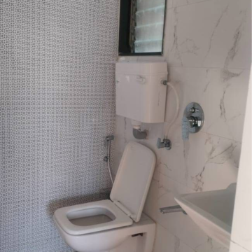 Bathroom in 1 BHK Apartment at Bhoomi Samarth, Goregaon East – for Rent