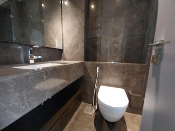 Bathroom in 5 BHK Apartment at Lodha Trump Tower, Worli – for Rent
