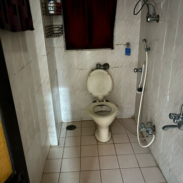 Bathroom in 2 BHK Apartment at Sankalp II, Riddhi Gardens – for Rent