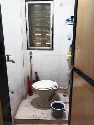 Bathroom in 1 BHK Apartment at Shiv Shankar Galaxy, Nerul – for Sale