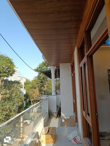 Balcony in 3 BHK Builder Floor at Niti Khand – for Rent