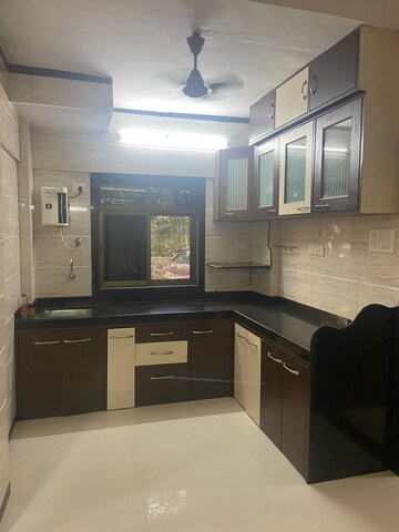 Kitchen in 1 BHK Apartment at Hiranandani Gardens Sunflower, Powai – for Rent