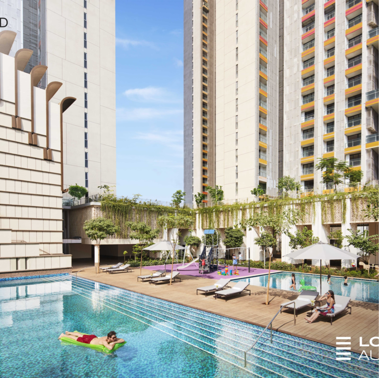 Exterior View, lodha-aura 3 Bedroom 1073 Sq.Ft. Apartment In Wadala Truck Terminal Mumbai 8657469