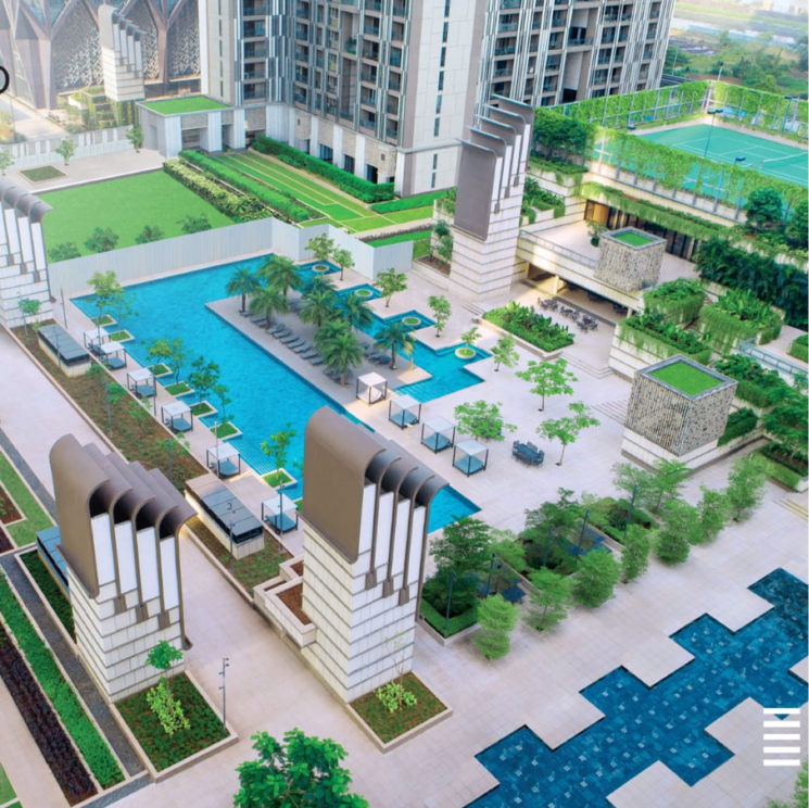 Exterior View, lodha-aura 3 Bedroom 1073 Sq.Ft. Apartment In Wadala Truck Terminal Mumbai 8657469