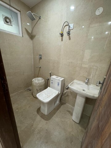 Bathroom in 3 BHK Builder Floor at Chattarpur – for Sale