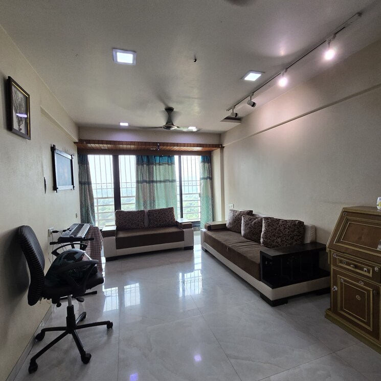 Living Room, triveni-bhoomi-harmony 3 Bedroom 1450 Sq.Ft. Apartment In Kamothe Sector 18 Navi Mumbai 8657456