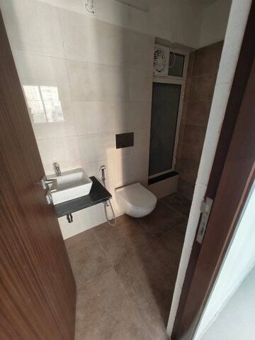 Bathroom in 1 BHK Apartment at Omkar Signet, Malad East – for Rent