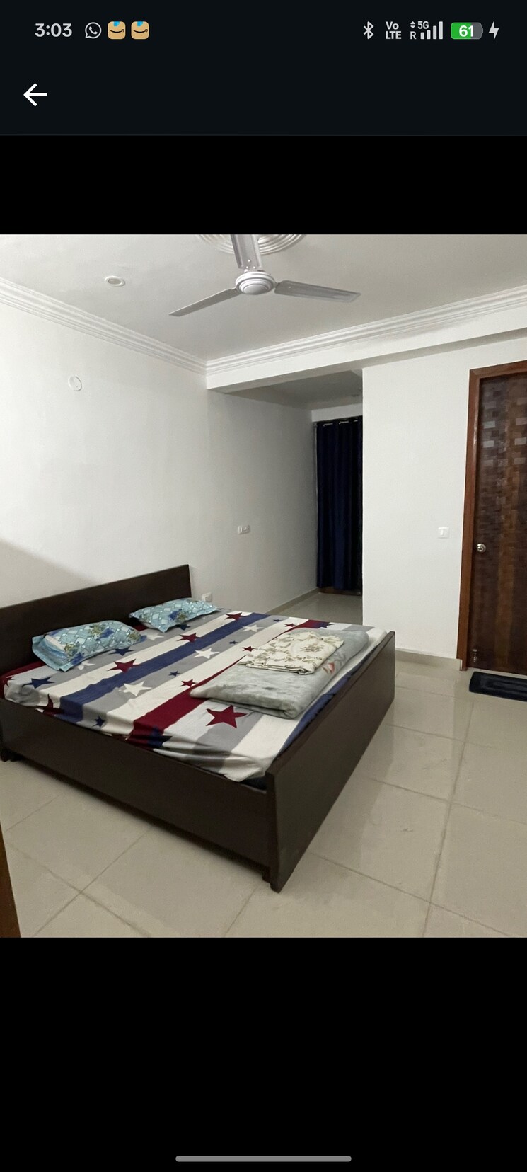 Bedroom, the-grand 2 Bedroom 1600 Sq.Ft. Builder Floor In Sector 52 Gurgaon 8657490