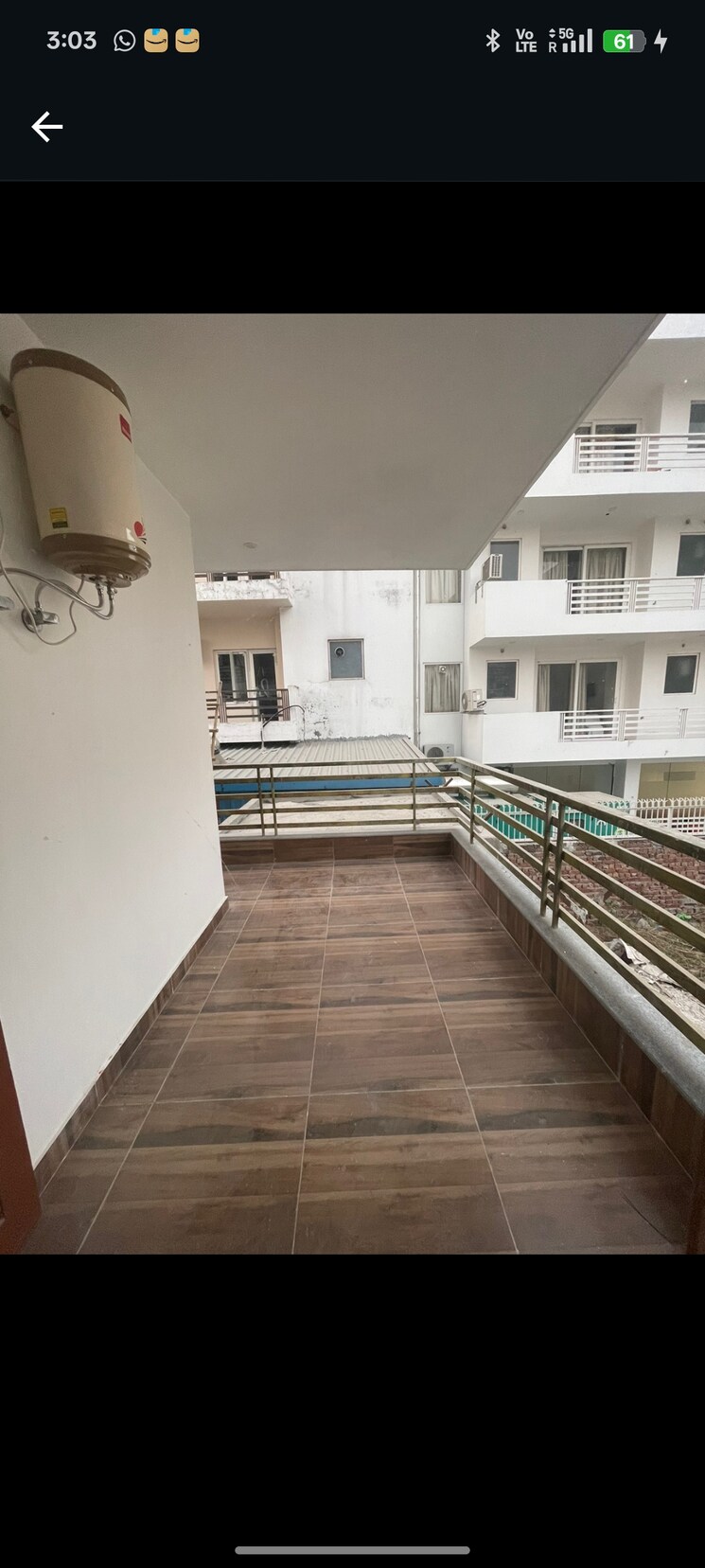 Balcony, the-grand 2 Bedroom 1600 Sq.Ft. Builder Floor In Sector 52 Gurgaon 8657490