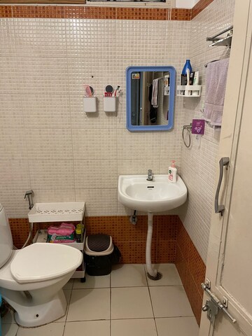 Bathroom in 2 BHK Apartment at Jubilee Hills – for Rent