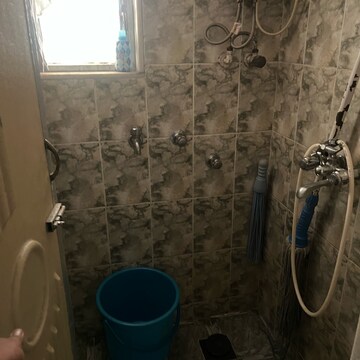 Bathroom in 1 BHK Apartment at Sai Minar CHS, Gokuldham Colony – for Rent