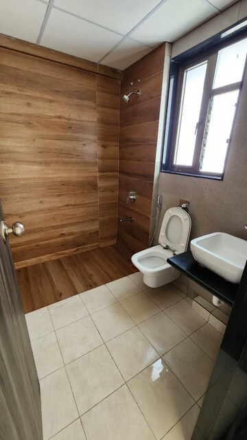 Bathroom in 1 BHK Apartment at Paranjape Blue Ridge, Hinjewadi – for Rent