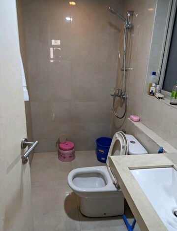 Bathroom in 2 BHK Apartment at Hiranandani Estate, Ghodbunder Road – for Rent