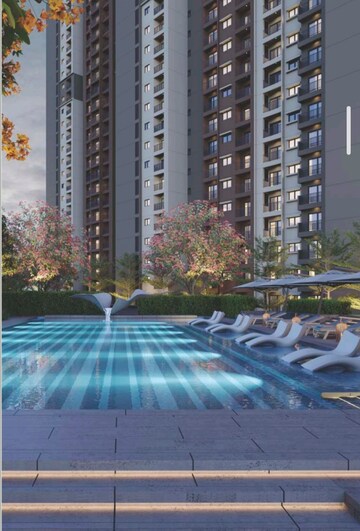Swimming Pool in 3 BHK Apartment at Goyal Orchid Life, Gunjur – for Sale