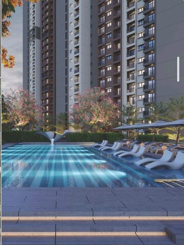 Swimming Pool in 3 BHK Apartment at Goyal Orchid Life, Gunjur – for Sale