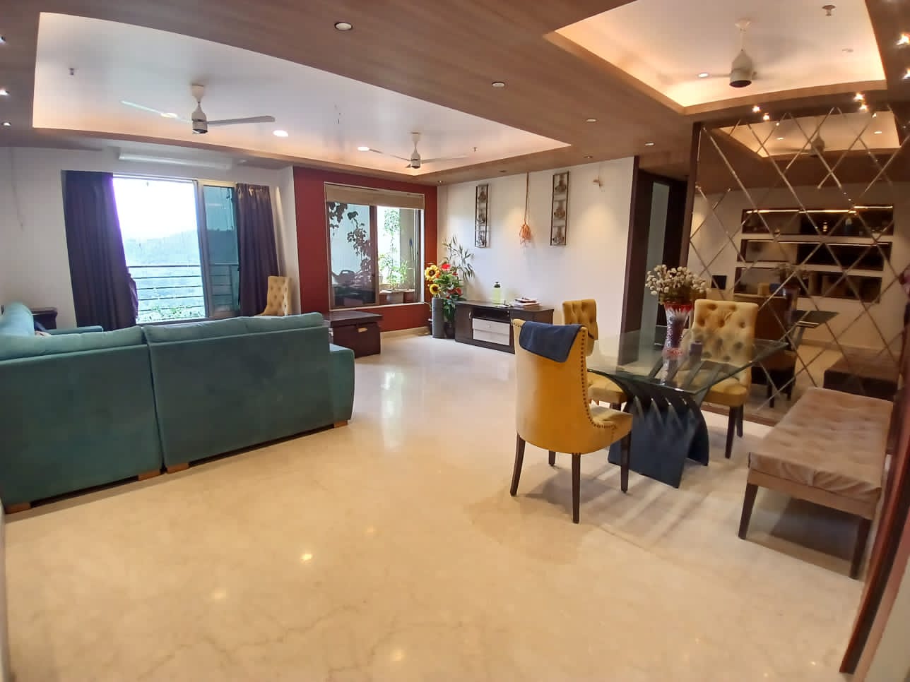 2 BHK + Extra Room Apartment For Rent in Bhimjyani Verraton