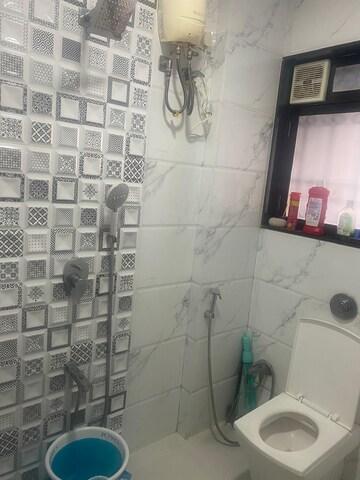 Bathroom in 2 BHK Apartment at Sadguru Complex I, Goregaon East – for Sale