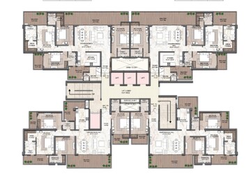 Floor Plan in 3 BHK Apartment at Pi Greater Noida – for Sale