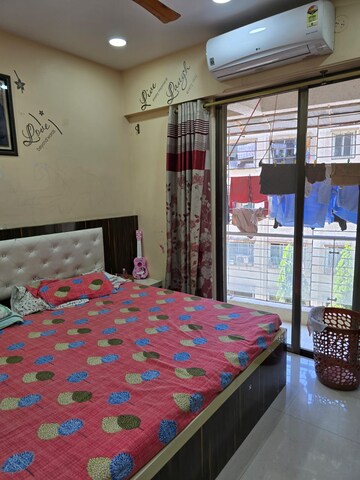 Bedroom in 2 BHK Apartment at Shree Shashwat CHS, Mira Road – for Rent