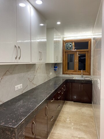 Kitchen in 3 BHK Builder Floor at Vasant Enclave – for Sale