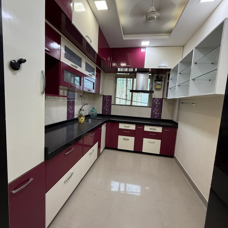 Kitchen, rustomjee-athena 3 Bedroom 950 Sq.Ft. Apartment In Vrindavan Society Thane 8659408