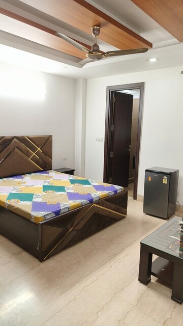 Bedroom in 1 BHK Builder Floor at Subhash Nagar – for Rent