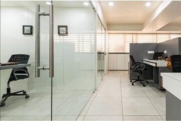 Team Area in  Office Space at Savvy Shapath V, Prahlad Nagar – for Rent