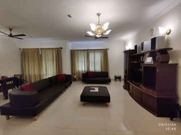 Living Room in 3 BHK Villa at Prestige Hermitage, Halasuru – for Sale