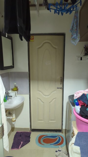 Bathroom in 1 BHK Apartment at Mhada Sector R3, Goregaon West – for Rent