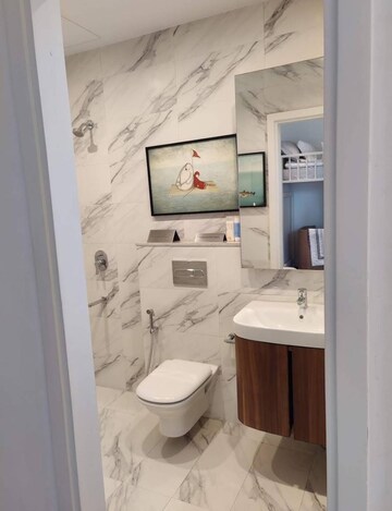 Bathroom in 3 BHK Apartment at Conscient Hines Elevate, Sector 59 – for Sale