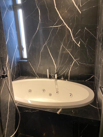 Bathroom in 4 BHK Apartment at Lodha Trump Tower, Worli – for Rent