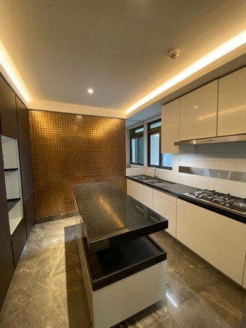 Living Room in 4 BHK Apartment at Lodha Trump Tower, Worli – for Rent
