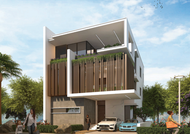 4 BHK + Pooja Room Villa For Sale in Bhavya Evora