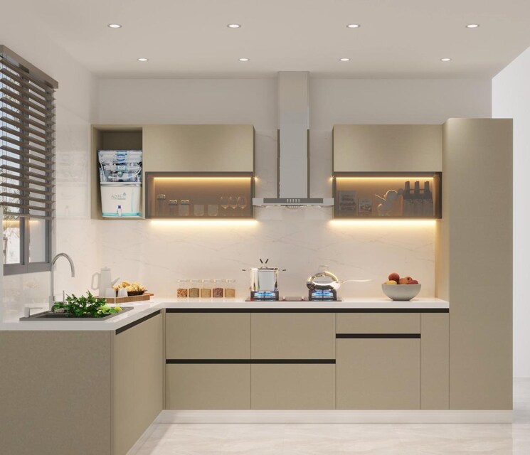 Kitchen, ambala highway 3 Bedroom 1790 Sq.Ft. Apartment In Ambala Highway Zirakpur 8659464